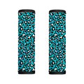 Turquoise Leopard Print Handle Covers
