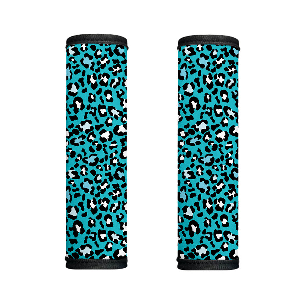 Turquoise Leopard Print Handle Covers