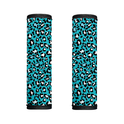Turquoise Leopard Print Handle Covers