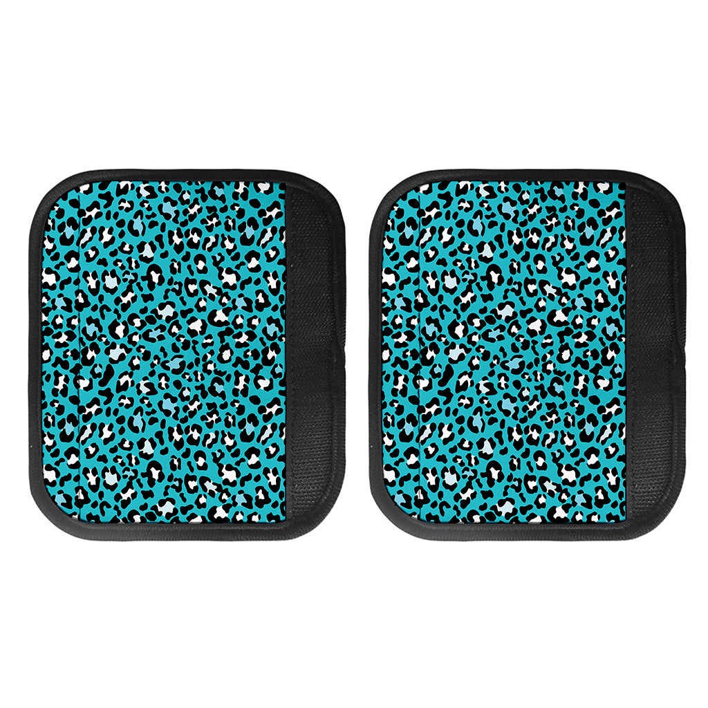 Turquoise Leopard Print Handle Covers