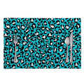 Turquoise Leopard Print Placemat