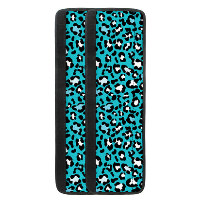 Turquoise Leopard Print Refrigerator Handle Covers