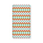 Turquoise Native American Pattern Print Baby Crib Sheet