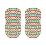 Turquoise Native American Pattern Print Bar Stool Covers