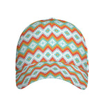 Turquoise Native American Pattern Print Baseball Cap