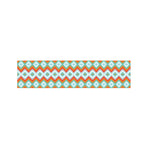 Turquoise Native American Pattern Print Bed Runner