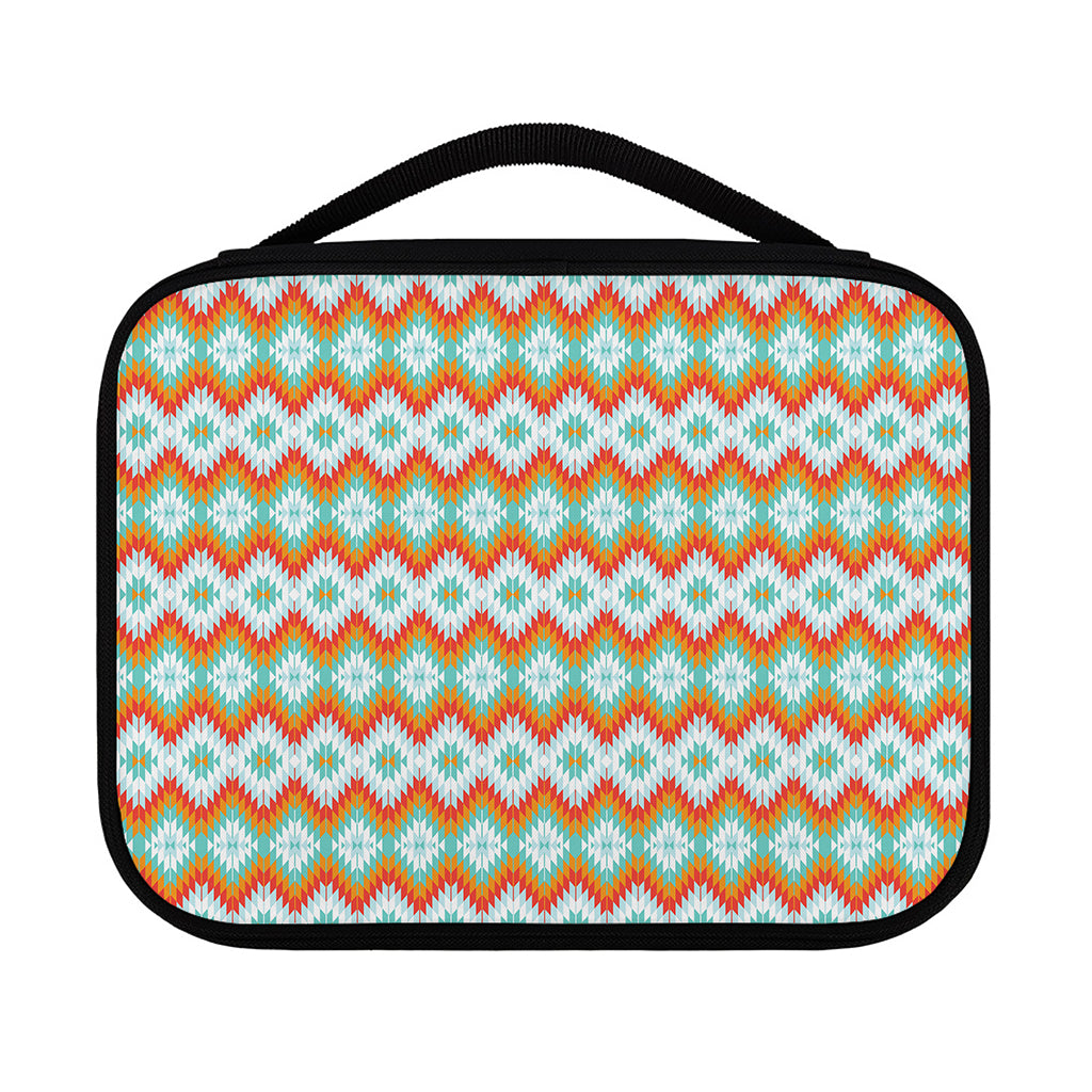 Turquoise Native American Pattern Print Classic Bible Case