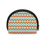 Turquoise Native American Pattern Print Coin Purse