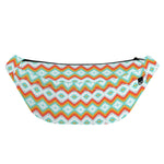 Turquoise Native American Pattern Print Fanny Pack