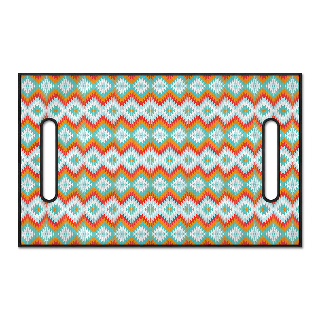 Turquoise Native American Pattern Print Golf Cart Seat Cover