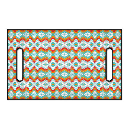 Turquoise Native American Pattern Print Golf Cart Seat Cover
