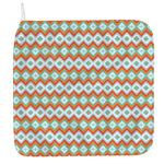 Turquoise Native American Pattern Print Hand Towel