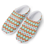 Turquoise Native American Pattern Print Mesh Casual Shoes