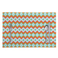 Turquoise Native American Pattern Print Placemat