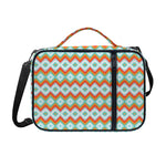 Turquoise Native American Pattern Print Shoulder Strap Bible Bag