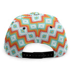 Turquoise Native American Pattern Print Snapback Cap