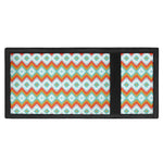 Turquoise Native American Pattern Print Trifold Wallet