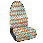 Turquoise Native American Pattern Print Waterproof Car Seat Cover