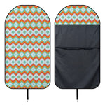 Turquoise Native American Pattern Print Waterproof Car Seat Cover