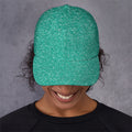 Turquoise (NOT Real) Glitter Print Baseball Cap
