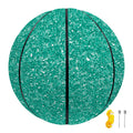 Turquoise (NOT Real) Glitter Print Basketball