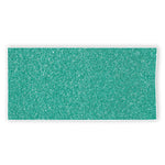 Turquoise (NOT Real) Glitter Print Beach Towel