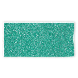 Turquoise (NOT Real) Glitter Print Beach Towel