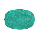 Turquoise (NOT Real) Glitter Print Car Side Mirror Covers