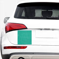 Turquoise (NOT Real) Glitter Print Car Sticker
