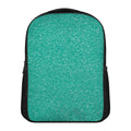 Turquoise (NOT Real) Glitter Print Casual Backpack