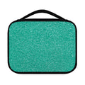 Turquoise (NOT Real) Glitter Print Classic Bible Case