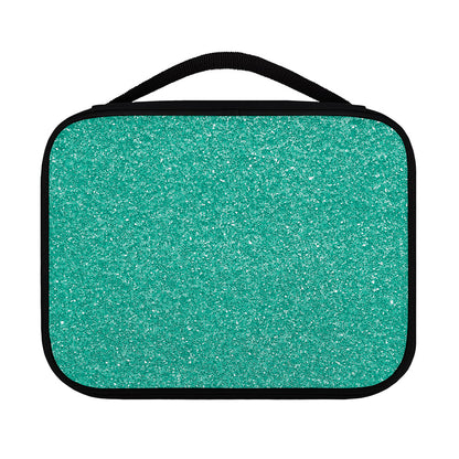 Turquoise (NOT Real) Glitter Print Classic Bible Case