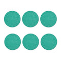Turquoise (NOT Real) Glitter Print Coaster Set