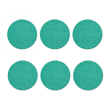 Turquoise (NOT Real) Glitter Print Coaster Set