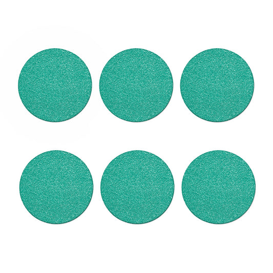 Turquoise (NOT Real) Glitter Print Coaster Set