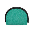 Turquoise (NOT Real) Glitter Print Coin Purse
