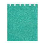 Turquoise (NOT Real) Glitter Print Curtain