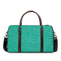 Turquoise (NOT Real) Glitter Print Duffel Bag