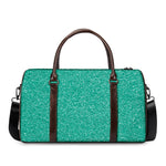 Turquoise (NOT Real) Glitter Print Duffle Bag
