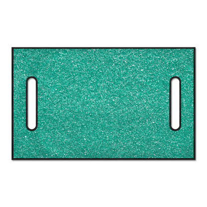 Turquoise (NOT Real) Glitter Print Golf Cart Seat Cover