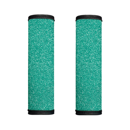 Turquoise (NOT Real) Glitter Print Handle Covers