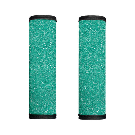 Turquoise (NOT Real) Glitter Print Handle Covers