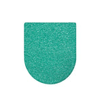 Turquoise (NOT Real) Glitter Print Toilet Lid Cover