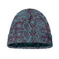 Turquoise Paisley Pattern Print Beanie