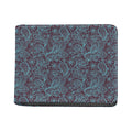 Turquoise Paisley Pattern Print Bifold Wallet