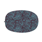 Turquoise Paisley Pattern Print Car Side Mirror Covers
