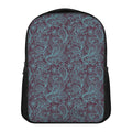 Turquoise Paisley Pattern Print Casual Backpack