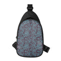 Turquoise Paisley Pattern Print Sling Bag