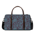 Turquoise Paisley Pattern Print Duffel Bag