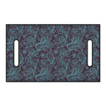 Turquoise Paisley Pattern Print Golf Cart Seat Cover